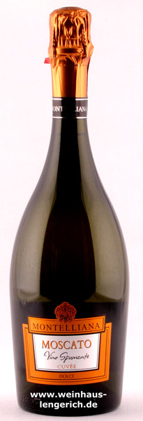 Moscato, Vino Spumante dolce, Weingut Montelliana